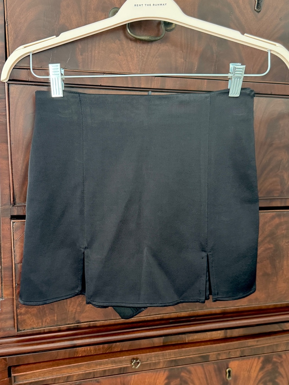 Zara Black Women's Mini Flat Front Skort - Shorts size Small NWT